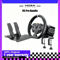Kit de simulation de course automobile complet MOZA R5 Pro Direct Drive Sim Racing Bundle ES Lite TSW Volant SRP Lite2 Pédales pour PC