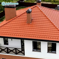 Tôle de toiture moderne en PVC ASA imperméable avec motif bambou pour hôtels et entrepôts - Tuiles de toiture durables