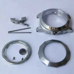 Esfera de Reloj Personalizada de Acero Inoxidable 316, Corona de Reloj de 45 mm de Diámetro con Varilla de Tornillo Plano, Caja de Reloj Mecánico - Product Image 2