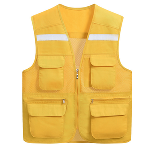 Venta al por mayor de seguridad reflectante ropa Chaleco con bolsillo de malla para hombres OEM hecho en Vietnam - Product Image 1