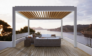 Pergolas et gazebos d'extérieur en aluminium avec télécommande automatique Abris d'extérieur étanches <span class=keywords><strong>Petit</strong></span> pavillon <span class=keywords><strong>de</strong></span> <span class=keywords><strong>jardin</strong></span> - Product Image 4