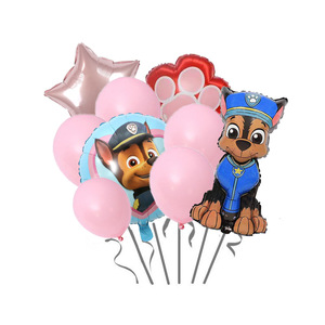 Ballons décoratifs pour la fête d'anniversaire de Cartoon Paw Film d'aluminium Fond de mur Fournitures de configuration - Product Image 1