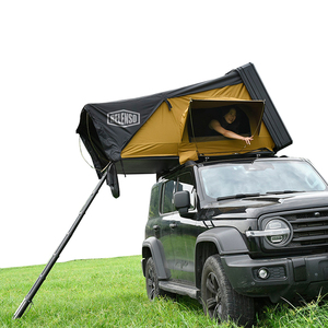 Outdoor 4 People Waterproof Portable <strong>Tents</strong> Box Car <strong>Roof</strong> Top Camping Hardshell Rooftop For Jeep SUV Suzuki - Product Image 1