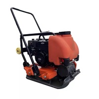 Compacteur vibrant portatif à moteur thermique (essence/diesel) Yellow Heart Go Tamping Rammer Compactor, plaque vibrante haute performance pour le compactage du sol