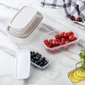 Maisons Hot Sale Küchen zubehör 7 Stück Kunststoff-Aufbewahrung schalen mit Deckel Obsts alat Rühr schüsseln Set - Product Image 3