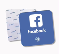 Nfc Google Review Epoxy Sticker/placa de comentarios para Ins/Facebook/Yelp/TripAdvisor Restaurant