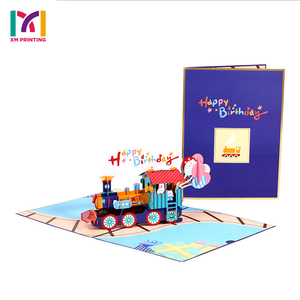 Carte Pop Up Joyeux Anniversaire Cartes Pop Up 3D Anniversaire Comprend Enveloppe et Note Tag Nouvelle Arrivée - Product Image 3