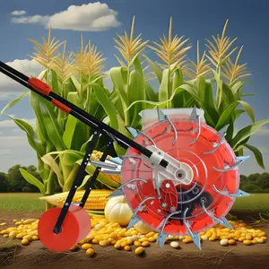 IFOURNI Low Price Agricultural Hand Push Corn Planter Farm Hand Push Seeder Manual Sowing Seed Machine Planter Machine Seeder