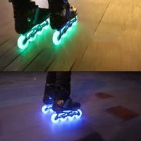 Vente en gros usine : Roues lumineuses 90A6 colorées, diamètres 70/80/90/100/110mm, idéales pour adultes et enfants