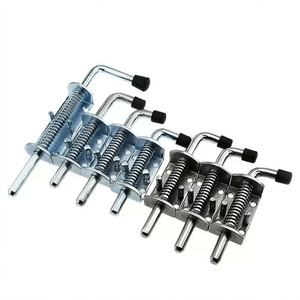 Loquet à ressort robuste en acier inoxydable de haute qualité pour porte de grange, ensemble de verrouillage à ressort pour remorque et camion - Product Image 1