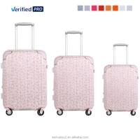 Valise à roulettes en ABS à motif léopard personnalisé, moderne, simple, légère, avec poignée souple et serrure, ensemble unisexe