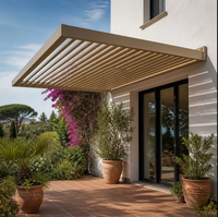 Gazebo en aluminium à double toit, directement de l'usine, 3*4m, revêtement PVDF fluorocarbone, aluminium résistant aux UV, pour zone de piscine de resort