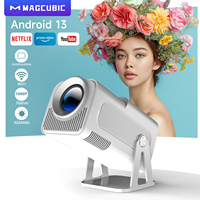 Projecteur intelligent Whale OS Android 13 LCD 1080P HIFI Stéréo HY320 NTV 390 ANSI 2000:1 Contraste 8 Go WiFi 6 BT5.2 Correction trapézoïdale automatique