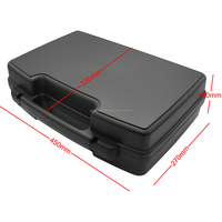 Boîte de rangement en plastique personnalisable avec mousse prédécoupée pour outils et quincaillerie, différentes dimensions intérieures – Vente chaude