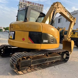 Mini Excavadora Usada CAT 308D de 8 Toneladas con Flexibilidad y Gran Resistencia para Excavación de Zanjas en Huertos para Plantación - Product Image 1