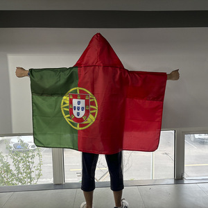 Drapeau national pour événements sportifs de football avec chapeau et <span class=keywords><strong>gants</strong></span>, cape de fête, châle de supporter, drapeau corporel 90x150cm - Product Image 3