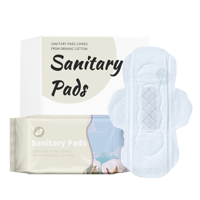 Postpartum Thick Organic Cotton Pads - Biodegradable Super Absorbent Maternity Sanitary Napkins