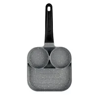 Two Divider Non-Stick Coated Egg Pan