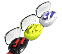 Earbud Nirkabel IPX-6 Tahan Air dengan Kontrol Sentuh, Waktu Putar 5-10 Jam, Headphone Stereo TWS