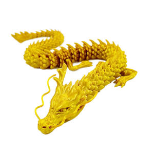 En gros 3D Imprimé Dragon Jouet Modèle Joint Mobile <span class=keywords><strong>Fish</strong></span> <span class=keywords><strong>Tank</strong></span> Paysage Décoration Artisanat Création Cadeau Figurines Enfants - Product Image 1
