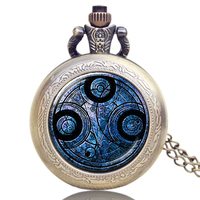 Reloj Fob con colgante promocional para hombre, reloj de bolsillo de cuarzo antiguo Vintage con cadena, accesorios Steampunk