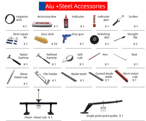 FUNISI F99ES 2 en 1, extracteur de bosses en aluminium et acier, soudage par points pour la réparation de carrosserie automobile - Product Image 5