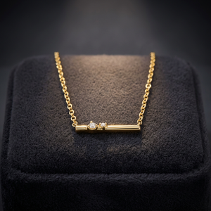 Hot Sale High Quality Luxury Jewelry Custom Cross Style 14K 18K Real <b>Gold</b> Charm Chain Lab Grown Diamond Necklace for Women Gift - Product Image 2