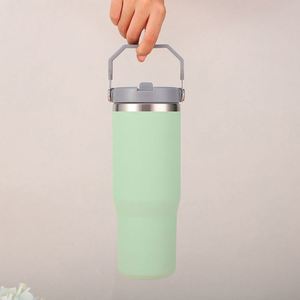 Vaso Térmico Portátil de Acero Inoxidable de 30oz, Doble Capa con Aislamiento al Vacío, Gran Capacidad, para Regalos Empresariales, Comercio Transfronterizo - Product Image 1
