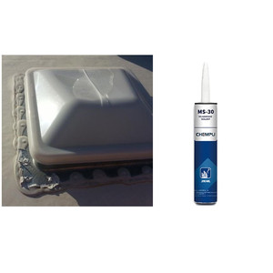Scellant pour toit de <span class=keywords><strong>camping</strong></span>-<span class=keywords><strong>car</strong></span>, scellant auto-nivelant Ms Sealant pour sceller les bords du toit, adhérence structurelle haute résistance - Product Image 1