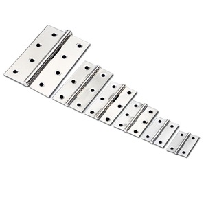 Mini charnières en acier inoxydable, ouverture à 180 degrés, conception à 4 trous pour porte, fenêtre, armoire, matériel, installation facile - Product Image 3