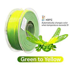 ZHIMO Variable Light PLA Thermochromic <strong>Filament</strong> 1.75mm Vacuum Sealed 1kg/Spool Purple Pink/Green Yellow/Silk Dual Color <strong>3D</strong> - Product Image 3