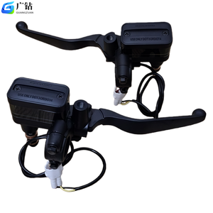 Bomba de Freno de Disco Hidráulica para Motocicleta y Scooter Eléctrico de <span class=keywords><strong>7</strong></span>/8'', Caliper de Freno Universal de Aluminio Negro GUANGZUAN para Triciclo - Product Image 5