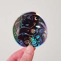 Autocollant personnalisé holographique découpé à la forme, autocollant vinyle prédécoupé pour agenda, idéal pour les étudiants - Ventes flash