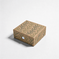 Boîte rigide à couvercle rabattable avec bouton-poussoir frontal, insert en mousse EPE, impression couleur personnalisée, emballage en gros