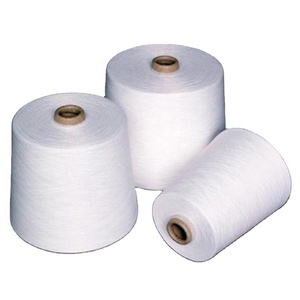 Blanco Natural 20s 30s Trenzado 65% Poliéster 35% Algodón Reciclado Hilo Mezclado Extremo Abierto (OE) Calcetín MOP Hilo Tejido para Tejer - Product Image 4