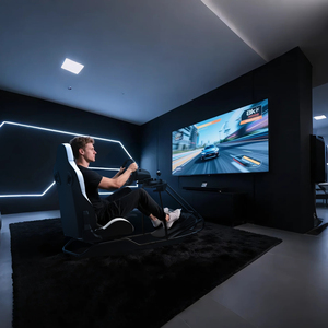 Logitech G25 G27 G29 G920 Simulador de carreras Cabina de metal ajustable Asiento Simracing F1 GTR de habla inglesa con 1 año de garantía - Product Image 6