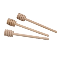Cuchara de madera para miel, mango largo, cucharón para miel, cuchara de té de madera, cuchara para mezclar café, jarabe, Extractor de miel