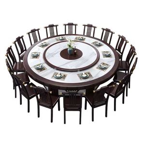 Ganzhou Dazhuo Furniture Round Dining <b>Table</b> 20 Person <b>Electric</b> Rotating Modern Chinese Style Hotel Restaurant Banquet Use - Product Image 3