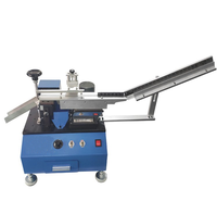 Machine de découpe de pattes de composants à condensateur radial motorisée à fonctionnement simple, pour composants en tube ou en vrac, RS-901M