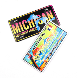 Fabricación <span class=keywords><strong>de</strong></span> logotipo personalizado en relieve playa turista recuerdo imán coche matrícula nevera imán para Decoración - Product Image 1