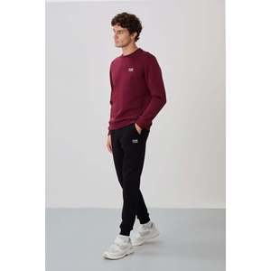 Conjunto Deportivo para Hombre Andy Erguvan, Morado y Negro, Informal, Ligero, de Forro Polar, Talla Adulto 85190 - Product Image 2