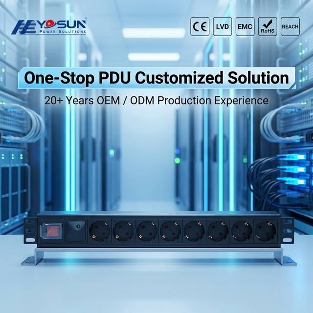 Germany IT Data Center Server Rack with 8 Ways Power Distribution Unit