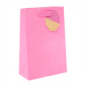 Bolsa de Regalo Mediana UK Greetings para Ella/<span class=keywords><strong>Amiga</strong></span> |   Bolsas de Regalo para <span class=keywords><strong>Cumpleaños</strong></span>/Bodas/<span class=keywords><strong>Felicidades</strong></span>/Navidad/Año Nuevo |   Diseño Rosa - Product Image 1
