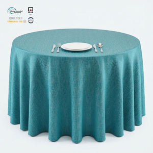 Mantel Rectangular Jacquard Borgoña de 8 pies, Calidad Hotelera, Poliéster Ecológico, Impermeable, para Bodas y Fiestas - Product Image 1