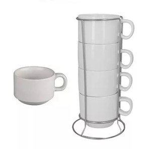 <span class=keywords><strong>Set</strong></span> di tazze <span class=keywords><strong>da</strong></span> <span class=keywords><strong>caffè</strong></span> impilabili per sublimazione M R.R tazze in porcellana e ceramica con griglia per <span class=keywords><strong>Set</strong></span> di tazze per sublimazione - Product Image 2