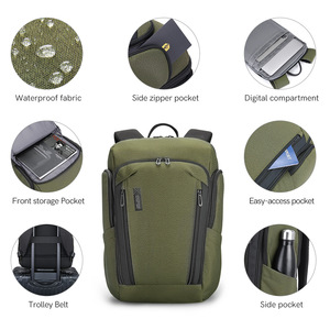 Kingsons Men's Backpack 20-35L Large Capacity Ultralight <b>Computer</b> <b>Bag</b> Everyday Use Solid Color Detachable Strap - Product Image 5