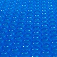 Couverture de piscine solaire en PE bleu haute efficacité, matériau bulle anti-UV et isolant thermique pour piscine extérieure (directement de l'usine)