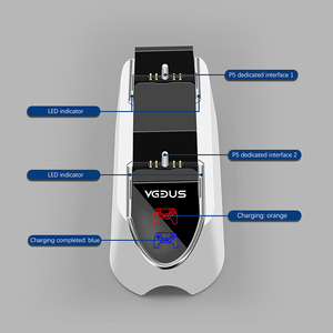 Khuôn Tư Nhân Kép Sạc Dock Cho P5 Slim <span class=keywords><strong>Pro</strong></span> Điều Khiển Sạc Trạm Loại C Đôi Nhanh Phí Phụ Kiện Cho P5 Điều Khiển - Product Image 3