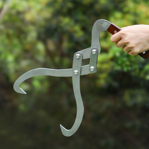 手动原木钳12英寸2爪原木打滑钳原木升降搬运工具 - Product Image 3