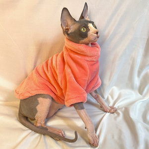 Pull pour chien personnalisé, vêtements pour chiot, polaire double face, solide, chaud, super doux, polyester épais, pull en polaire pour <span class=keywords><strong>chat</strong></span> <span class=keywords><strong>sphinx</strong></span> - Product Image 1